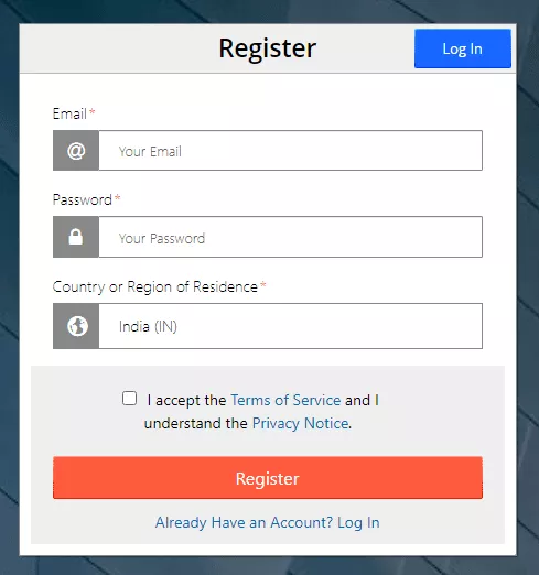 BitMex Registration